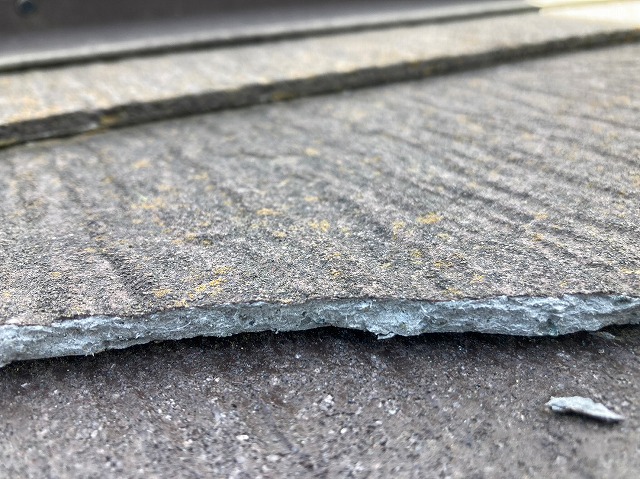 コロニアルの割れ